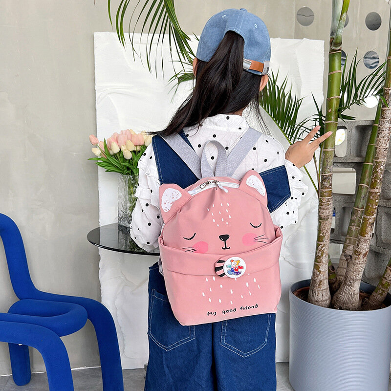Детский рюкзак с мультипликационным рисунком, школьная сумка для книг для детского сада, дорожный ранец для мальчиков и девочек