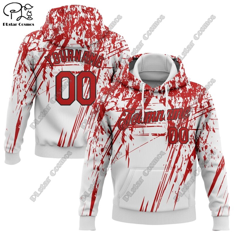 New Custom Collection 3D Printed Camouflage Stripe Contrast Hoodie Women Men Casual Team Gifts