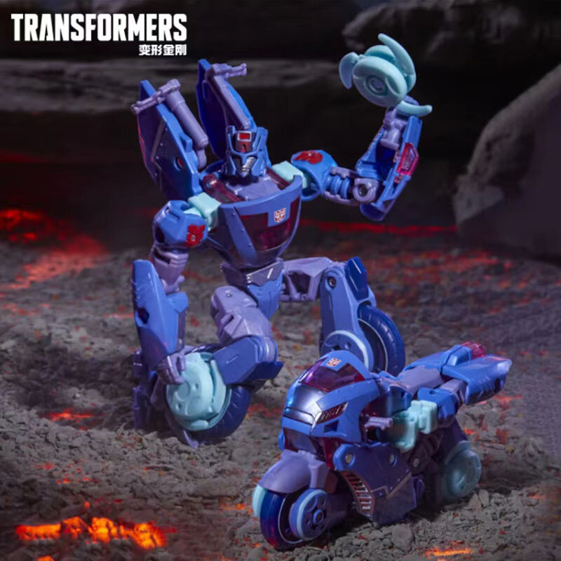 Hasbro Transformers Legacy Cybertron Chromia Deluxe modelo de juguete, figura de acción, regalos de Hobby, 12cm, Original, en Stock