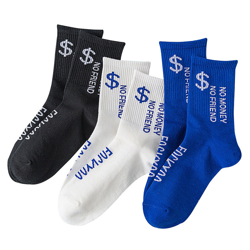 Socks Men Streetwear Hip Hop Sox Breathable Cotton Happy Funny Gift Sport Socks Male Calcetines Hombre Gift Dropshipping Soks