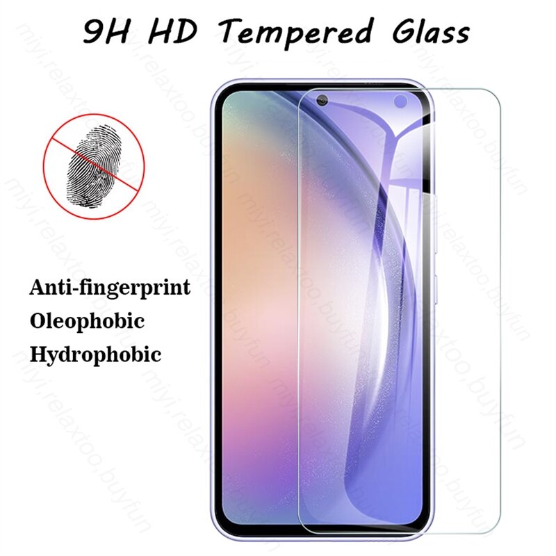5 Stück Displays chutz folie aus gehärtetem Glas für Samsung Galaxy A14 A24 A34 A54 5g Schutz glas Samsung A04 A04S A04E A 54 34 14