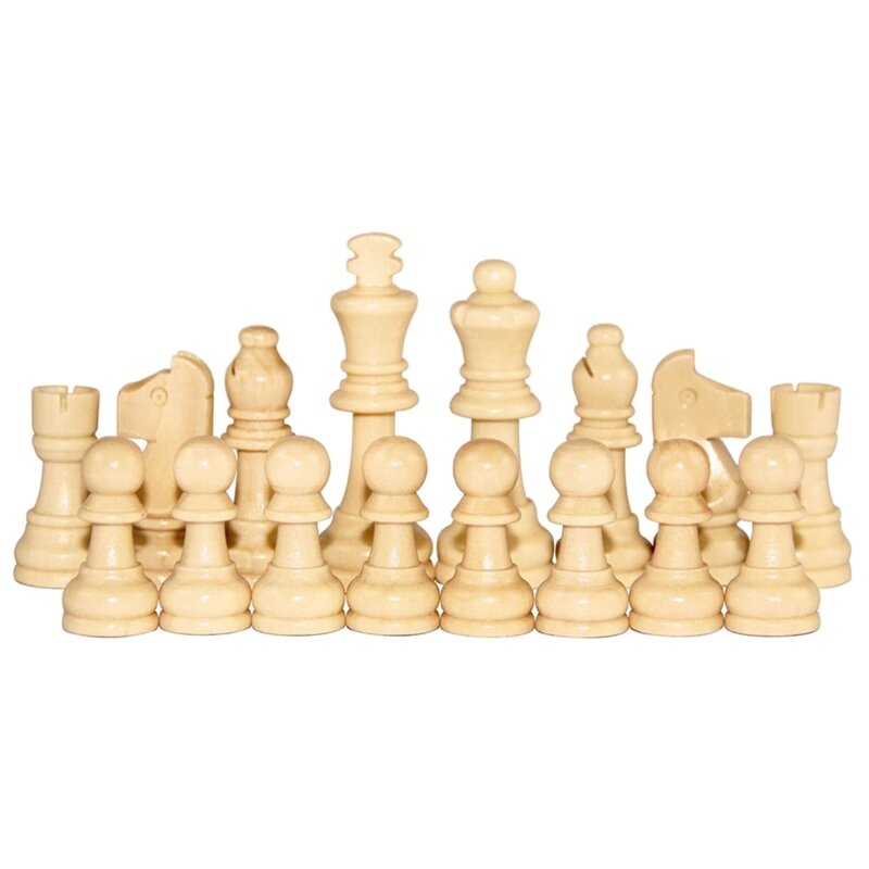 32 pièces 2,2 pouces figurines roi jeu d'échecs pions figurine pièces rechange