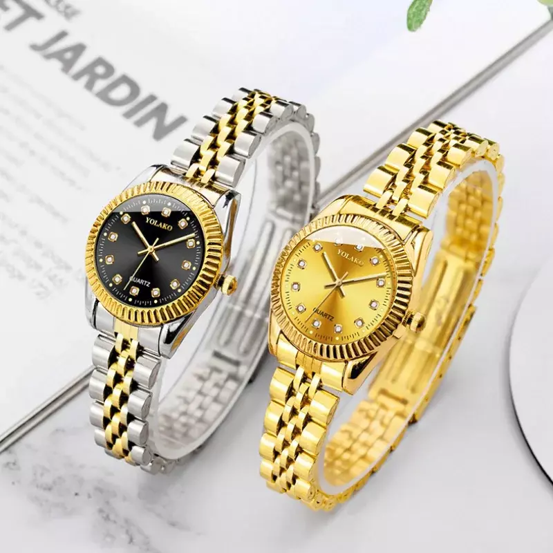 Nieuwe Vrouwen Horloges Luxe Merk Vrouwen Quartz Horloges Klok Rvs Casual Mode Horloge Relogio Feminino Hot
