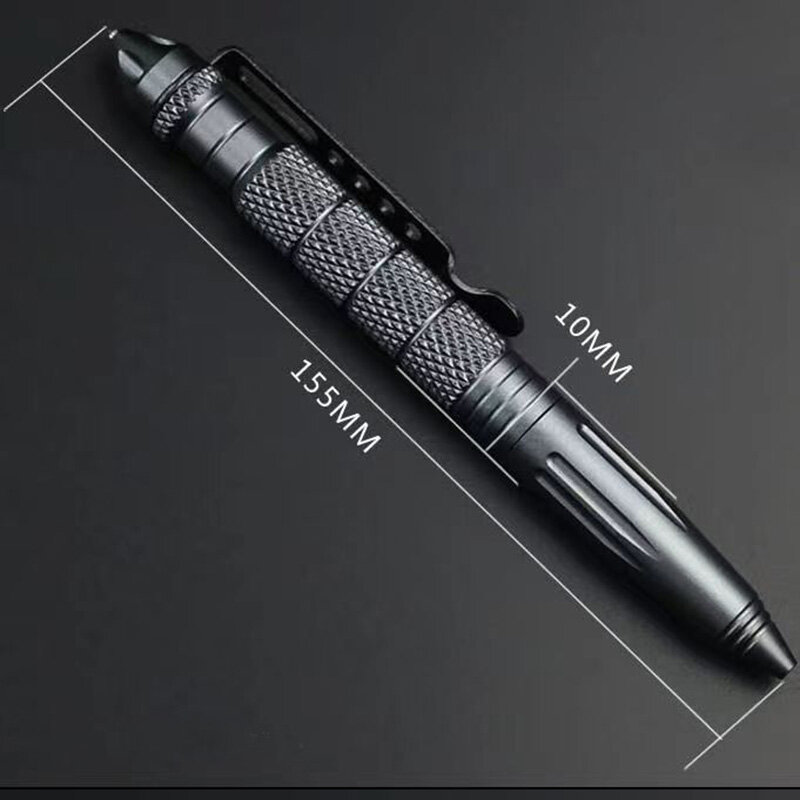 Wielofunkcyjna stop taktyczna wojskowa długopis uczeń biuro kulkowe długopisy przetrwanie w dziczy narzędzie EDC element do tłuczenia szkła