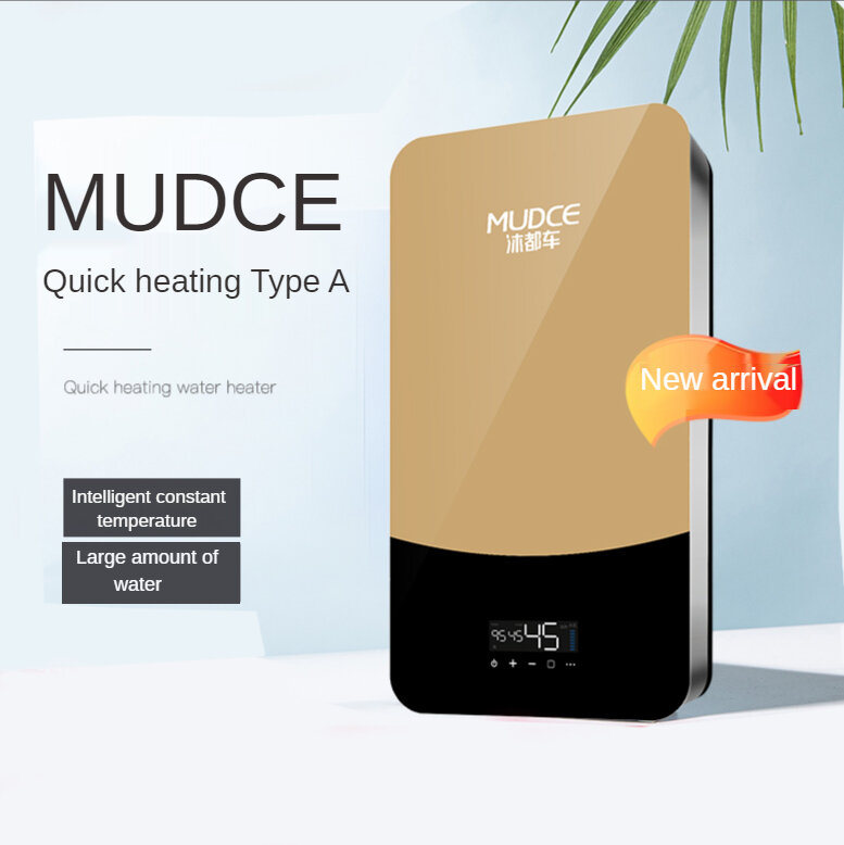 MUDCE Design moderno e inovador de aquecedor de água termostato inteligente blueteeth música banheira inteligente semi-armazenamento aquecedor elétrico de água