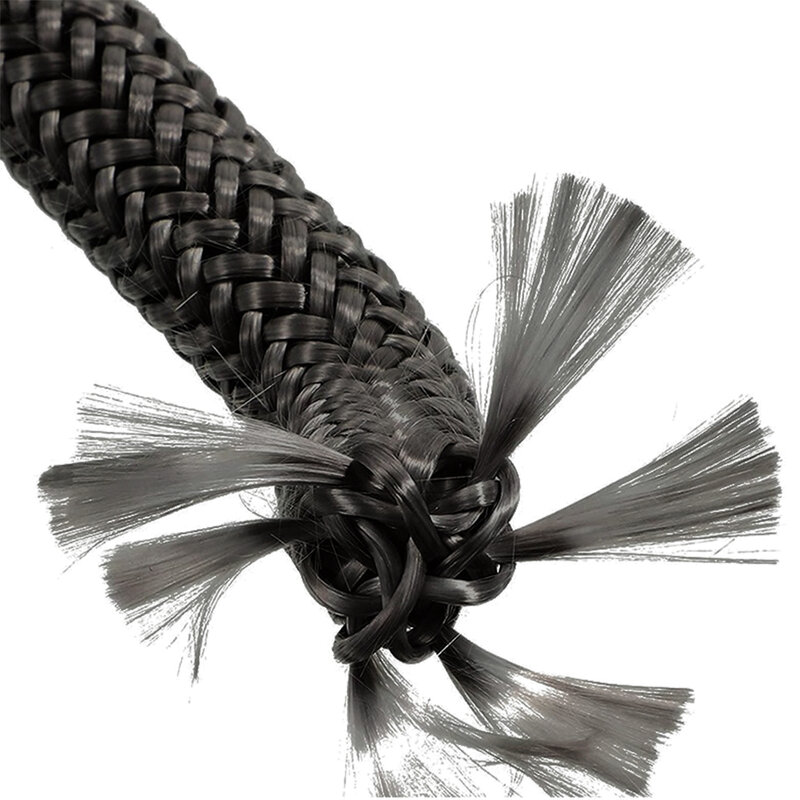 Cuerda de sellado para chimenea, reemplazo de cuerda de sellado de alta temperatura para puerta de estufa de leña, fibra de vidrio, 6/8/10/12mm, 2M