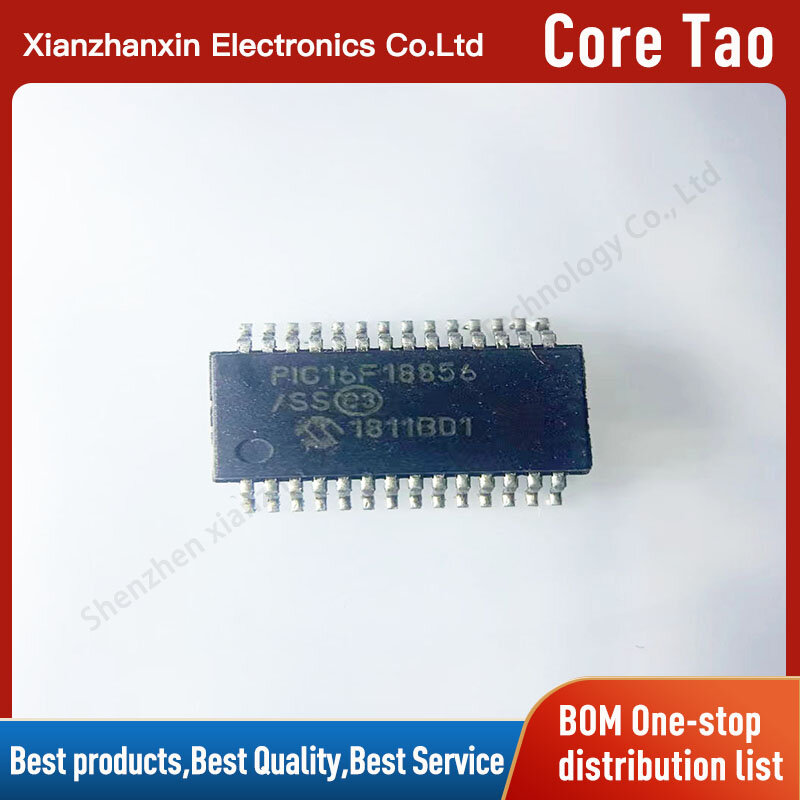 Chips de microcontrolador, PIC16F18856-I/SS, PIC16F18856, SSOP28, en stock, 1 ud./lote