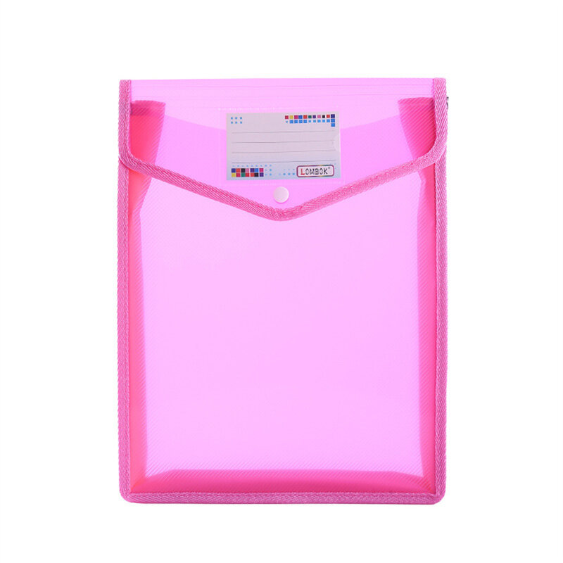 A4 Folder kolorowy uchwyt na dokumenty przezroczysty pokrowiec na dokumenty przenośny worek na guziki o dużej pojemności papierowa torba do przechowywania