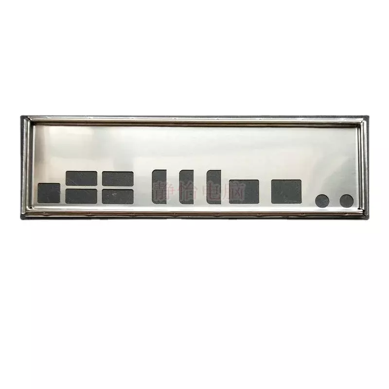 Staffa Blende in acciaio inossidabile con piastra posteriore i/o IO Shield per piastra posteriore deflettore per Computer ASRock IMB-X190 IMB-190