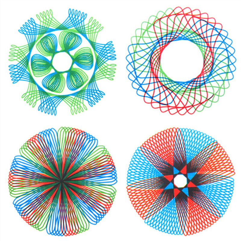 Конструкция, переключающиеся шестерни и колеса, обучающие игрушки для рисования 2022, новый Спирограф, роскошный набор, оловянный набор, спираль для рисования