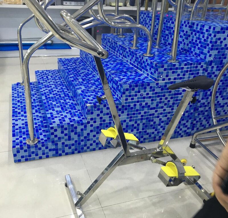 Guangzhou Fenlin 304 316 baja tahan karat sepeda bawah air aquatica kolam renang sepeda air aquabike