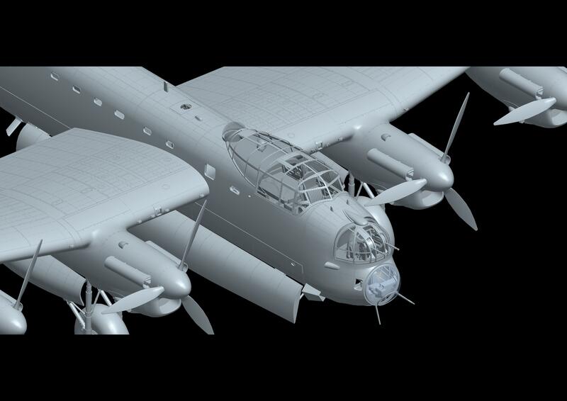 HK Model 01F005 1/48 Avro Lancaster B Mk.I (model plastik)