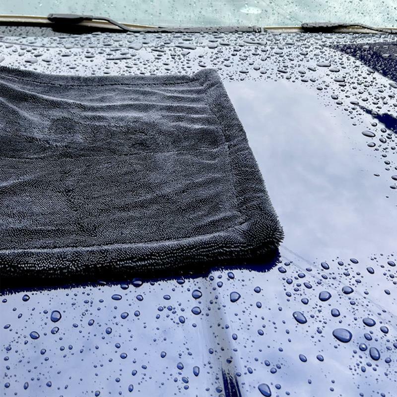 Asciugamano in microfibra di fascia alta asciugamano per autolavaggio dettagli panno per la pulizia asciugamano per l'asciugatura dell'autolavaggio prodotti per la pulizia assorbenti dell'auto