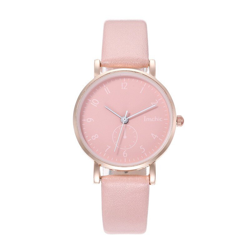 Simple clock digital face Candy colored girls Watch Gift quartz watch