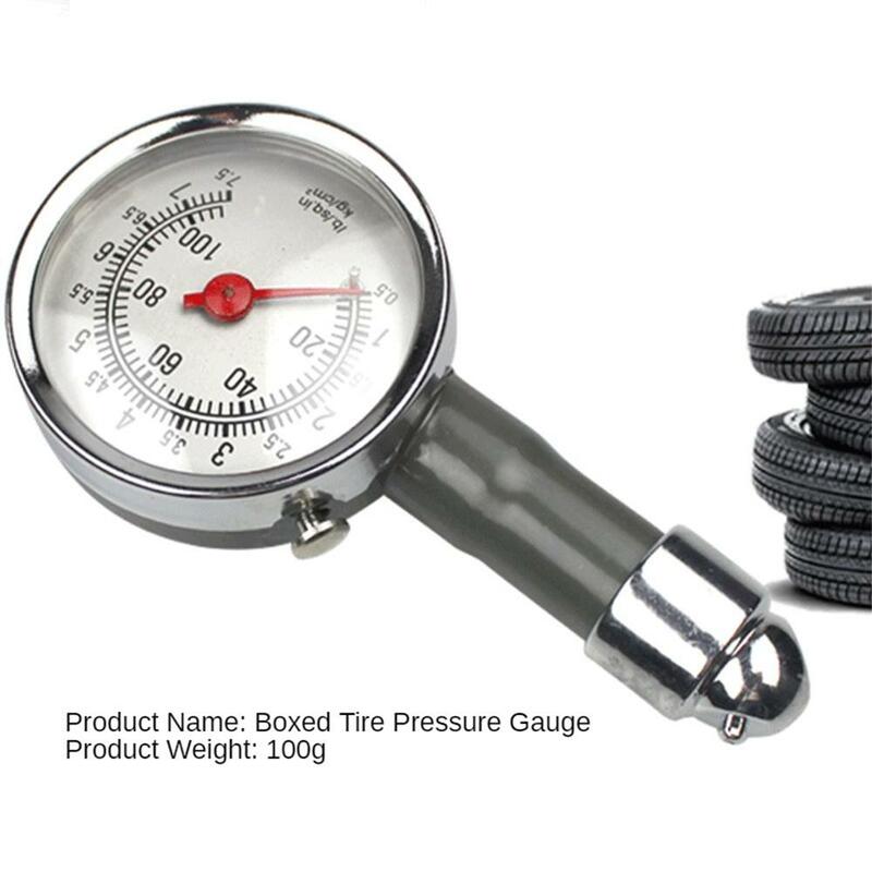 Auto Car Tire Pressure Gauge High-precision Stainless Steel Car Tire Pressure Gauge Tire Pressure Gauge Boxed Tire Pressure Prof