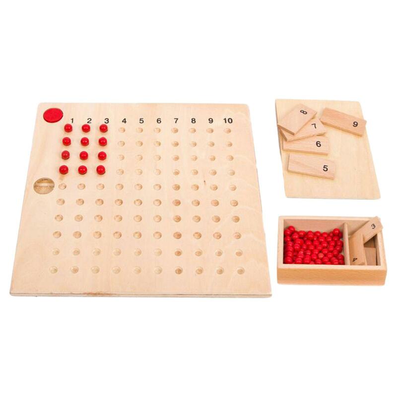 Materiale matematico Montessori giocattoli matematici Homeschool in età prescolare aritmatica giocattolo educativo perline in scatola per ragazze ragazzi bambini bambini