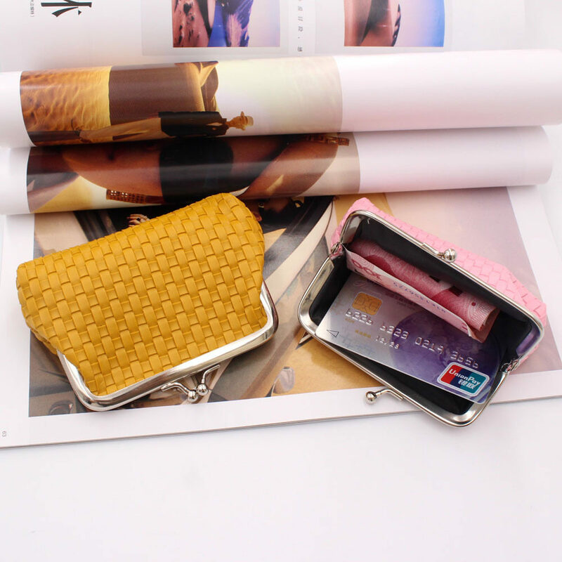 女性用の小さな財布,2つのサイズが利用可能な小さな綿のPUチェッカーデザインの小さな財布,鳥の形,コイン,財布