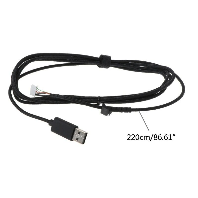 2.2M Replacement Durable Fast Transmission USB Soft Mouse Cable for logitech G502 Hero Mouse Line Replacement Wire
