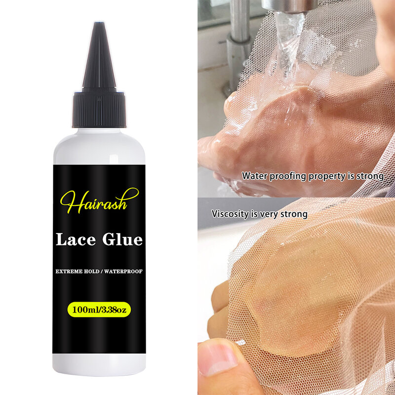 100ml Wig Glue For Lace Front Wigs Waterproof Extra Strong Hair Glue Adhesives Remover