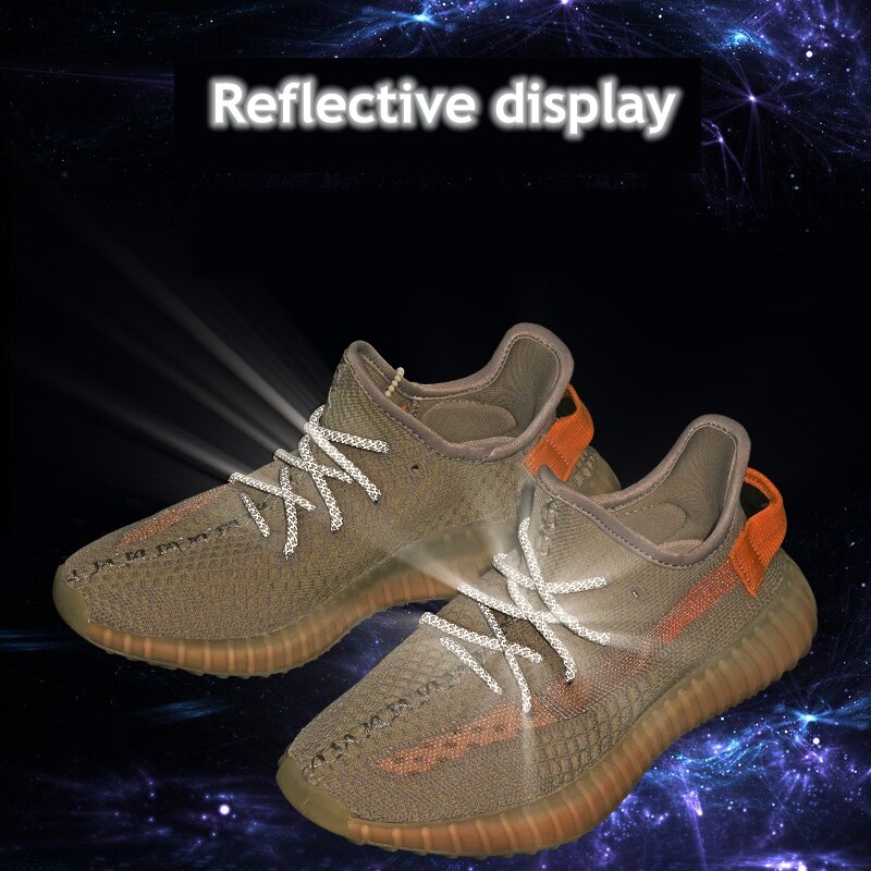 1 Pair 3M Reflective Shoelaces Top Quality Round Shoe Laces Boots and Sneaker Shoelace 19 Colors Length 100cm 120cm 140cm 160cm