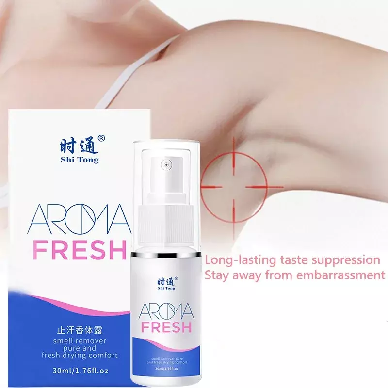 Körper Spray Geruch Antitranspirant Deodorant für Männer Frauen Duft Bromhidrosis Flüssigkeit Anti Schweiß Driclor Saugfähigen Unterarm 30ML