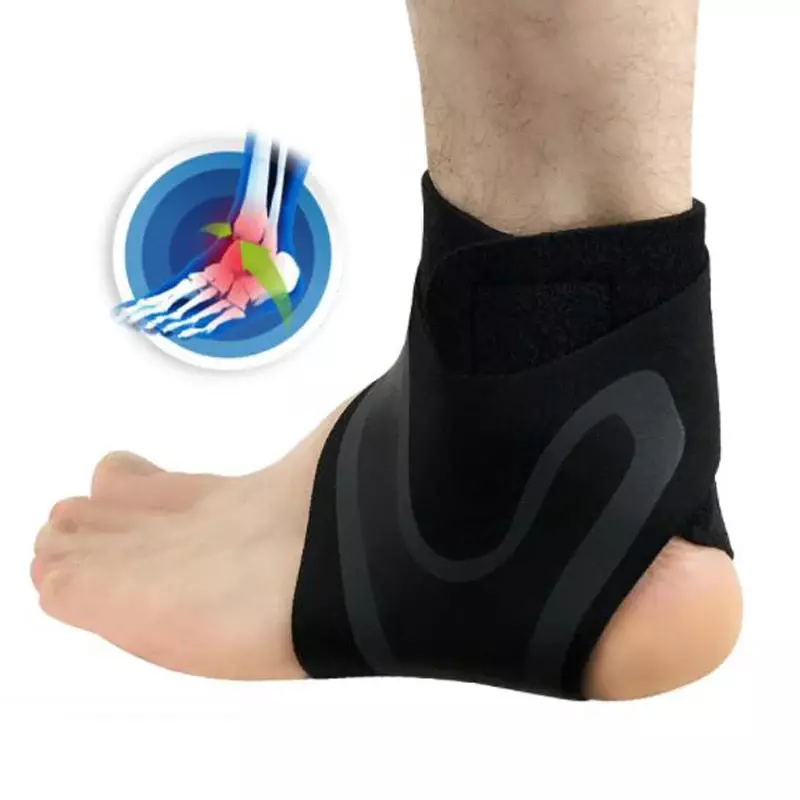 Coppia di supporto benda di protezione, regolazione della prevenzione della distorsione Sport Foot Fitness 1 protezione tutore gratuito, fascia per caviglia elastica