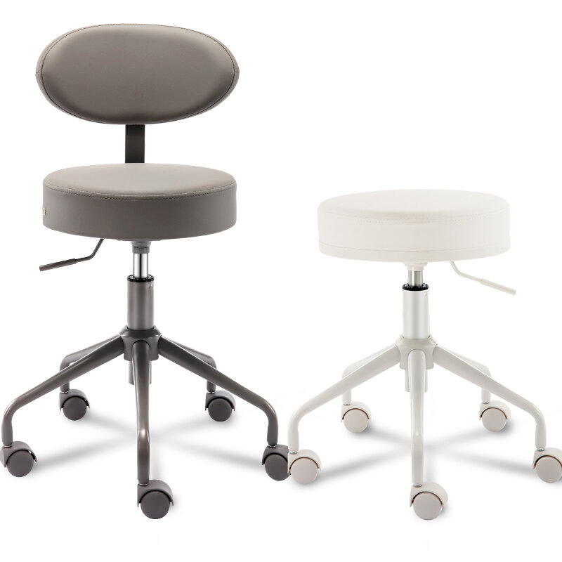 Profesjonalny fryzjer krzesła fryzjerskie meble krzesło do salonu kosmetycznego fryzjer okrągły stołek z kółkami stołek estetyczny Spa