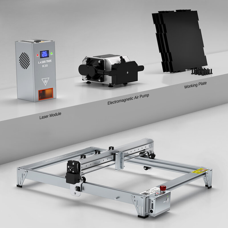 Laser Boom K1-PRO Laser Graveur Met 30W Laserkop Graveren Snijmachine Graveergebied 400*400Mm Houtbewerking Diy Tools