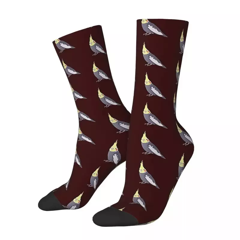 Nymphen sittich Vogel Socken Harajuku Schweiß absorbierende Strümpfe die ganze Saison lang Socken Zubehör für Unisex Geburtstags geschenk