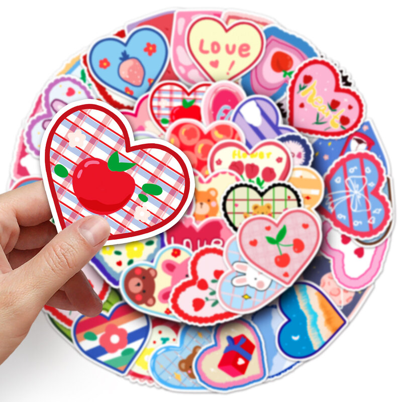 50Pcs Cartoon Love Series Graffiti Stickers Suitable for Laptop Helmets Desktop Decoration DIY Stickers Toys Wholesale