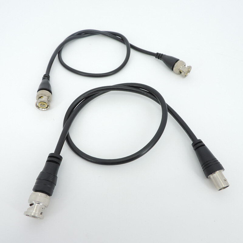 10x BNC Male to Male female Adapter dual head Cable 0.5M 1m 2m 3meter video Connector extension Pigtail Wire For tv CCTV Camera