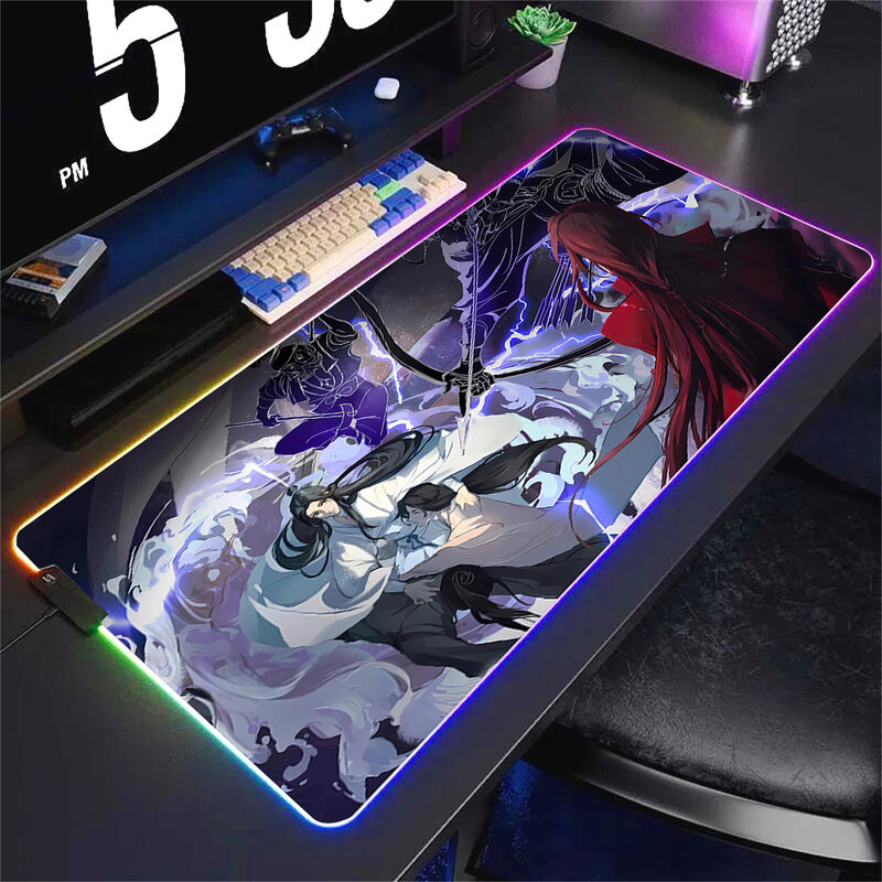 RGB Tiguan-防水マウスパッド,ゲーム速度,キーボードパッド,拡張可能なカーペット,ゲーム用