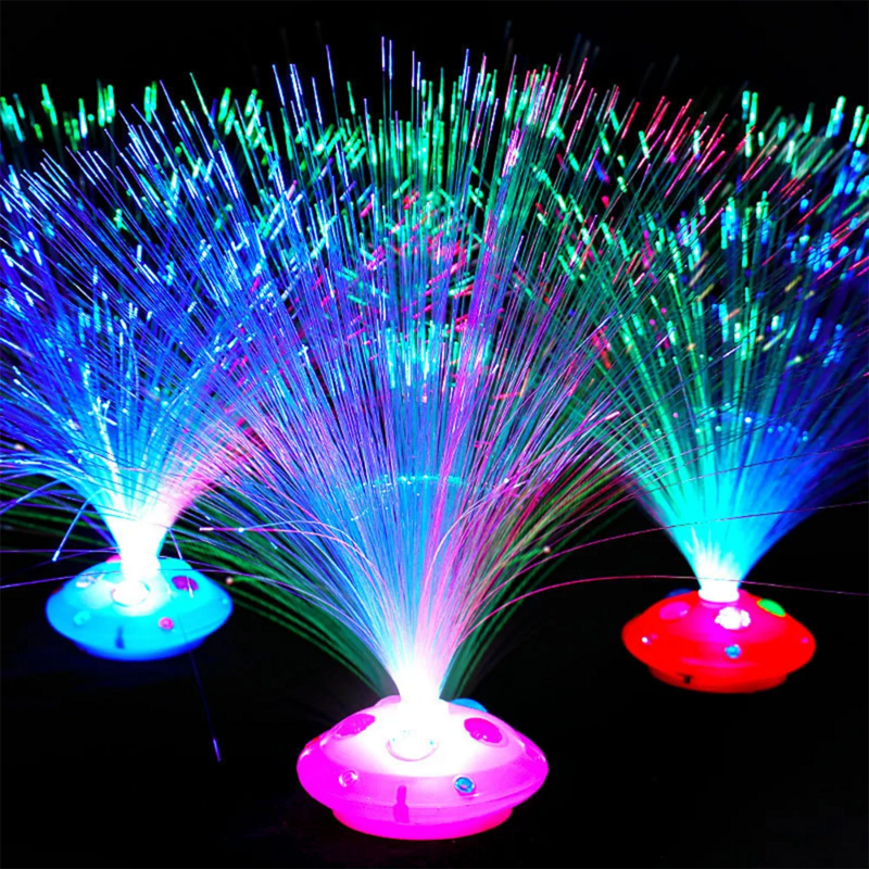 LED 광섬유 램프, 다채로운 별 하늘 빛, 배터리 전원, 8 가지 모드, 야간 조명, 광섬유 장식 램프, 크리스마스 선물