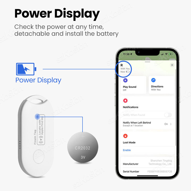 Smart Home Bluetooth-Compatibele Tracker Smart Tag Mini Gps Tracker Met Ios Vind Mijn Voor Sleutels Portemonnee Tassen Koffer Locator