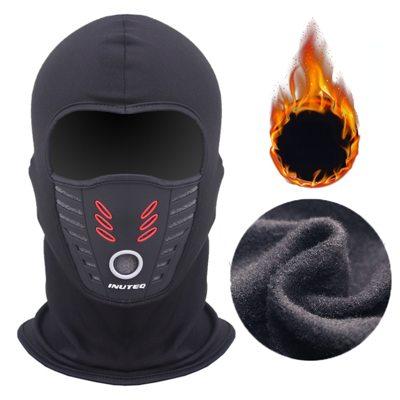 Inverno estate caldo pile moto maschera viso Anti-polvere antivento copertura integrale cappello traspirante collo casco maschera passamontagna