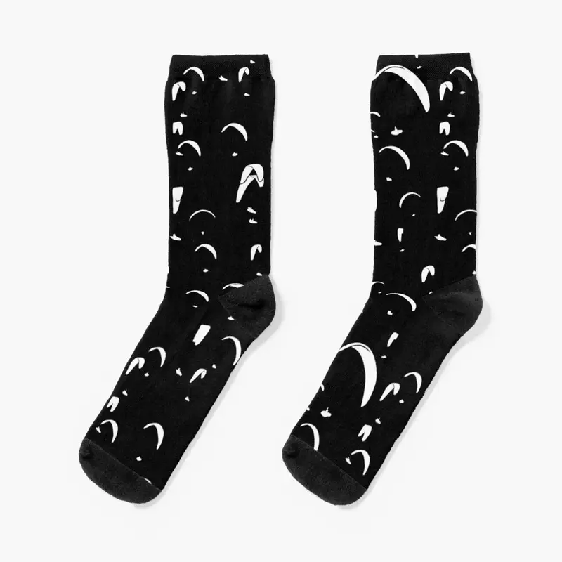 Носки для параплана соревнований (черные), футбольные свободные модные носки для женщин и мужчин