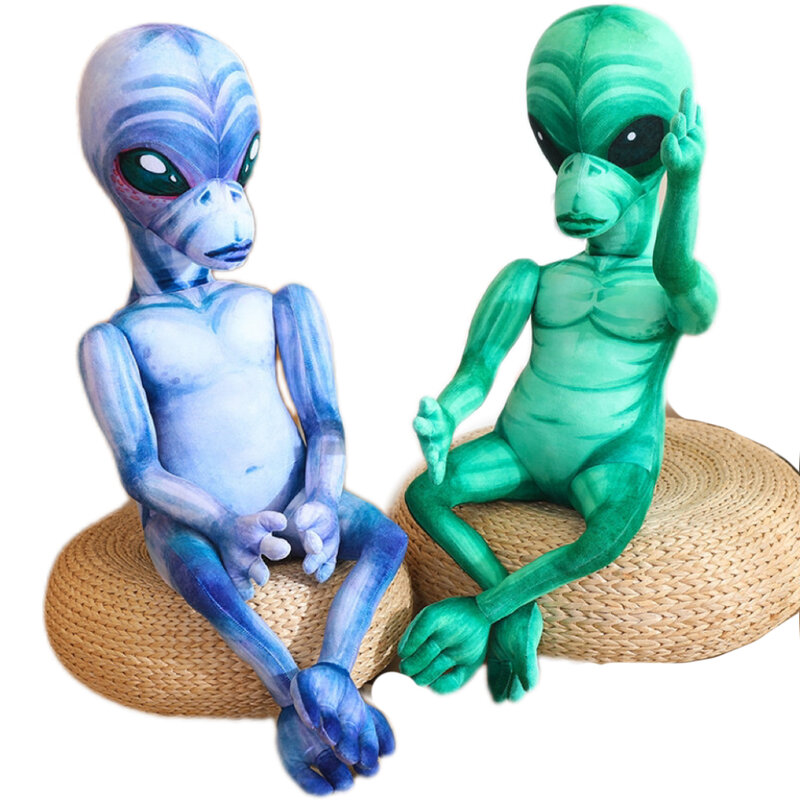 Lebensechte Alien Plüsch tier gefüllt flauschige außer irdische weiche Puppen gelenke können Wohnkultur Kinder Spielzeug Geburtstags geschenk drehen