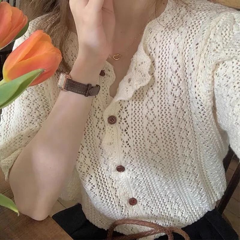 Женская Летняя трикотажная рубашка из вискозы с коротким рукавом