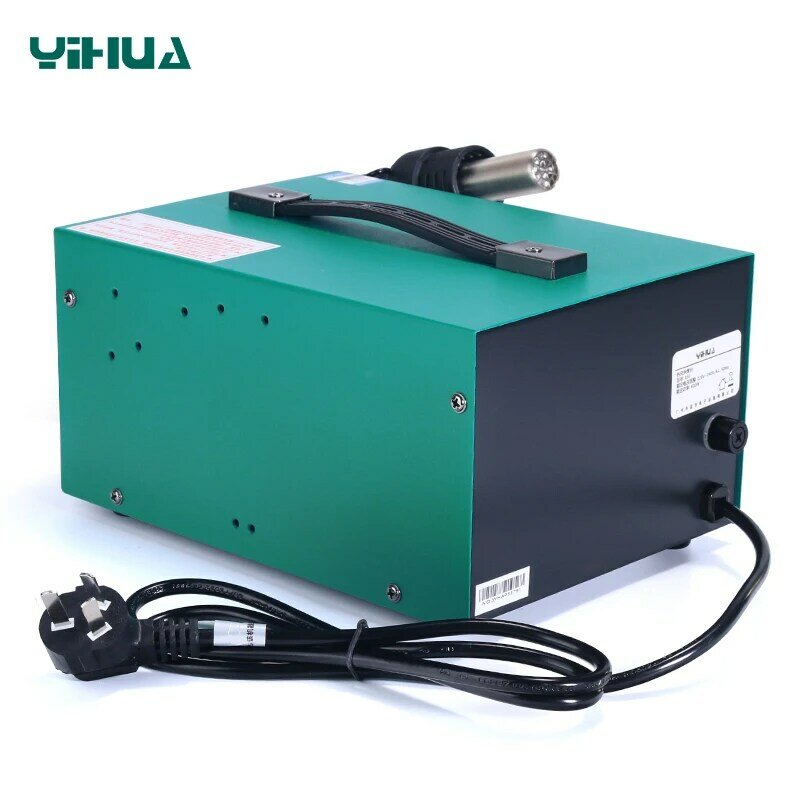 YIHUA 850 3 Nozzles Lead free Hot Air Soldering Station SMD Rework Station With Heat Gun