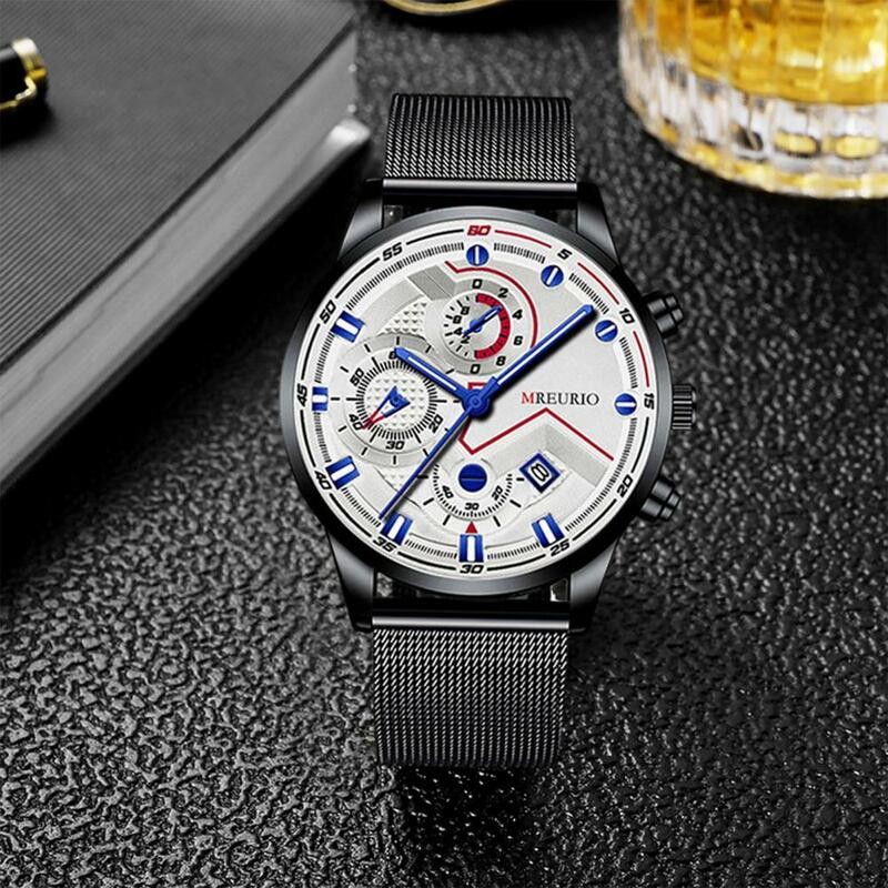 Men Quartz Watch Fashion Business Casual Sports Multifunctional Chronograph Hot Selling Mens Non-Mechanical Quartz Wrist Watch