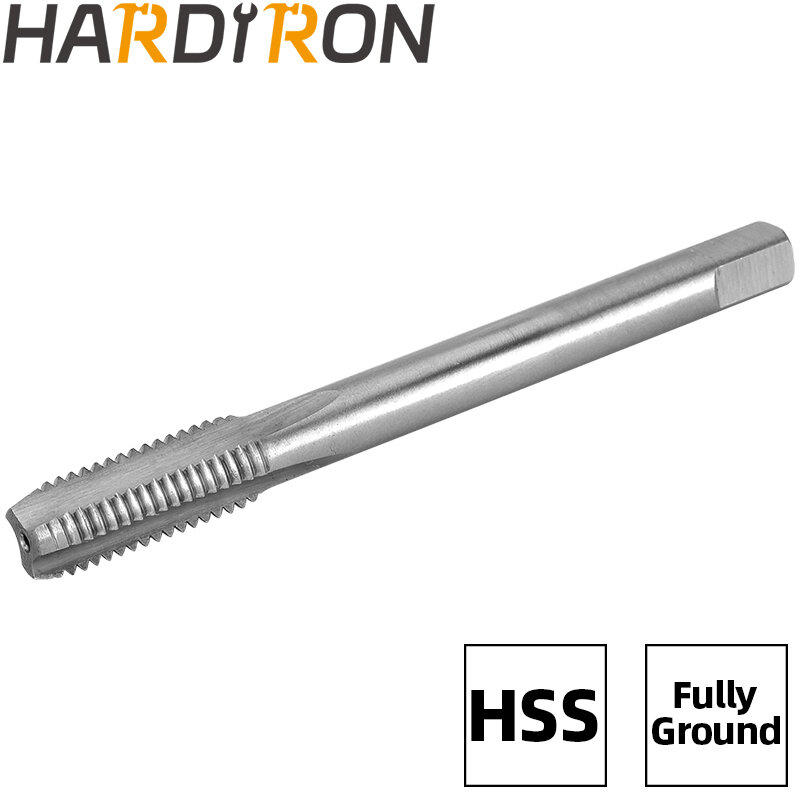 Hardiron M9X0.8 Machine Thread Tap Right Hand, HSS M9 x 0.8 Straight Fluted Taps