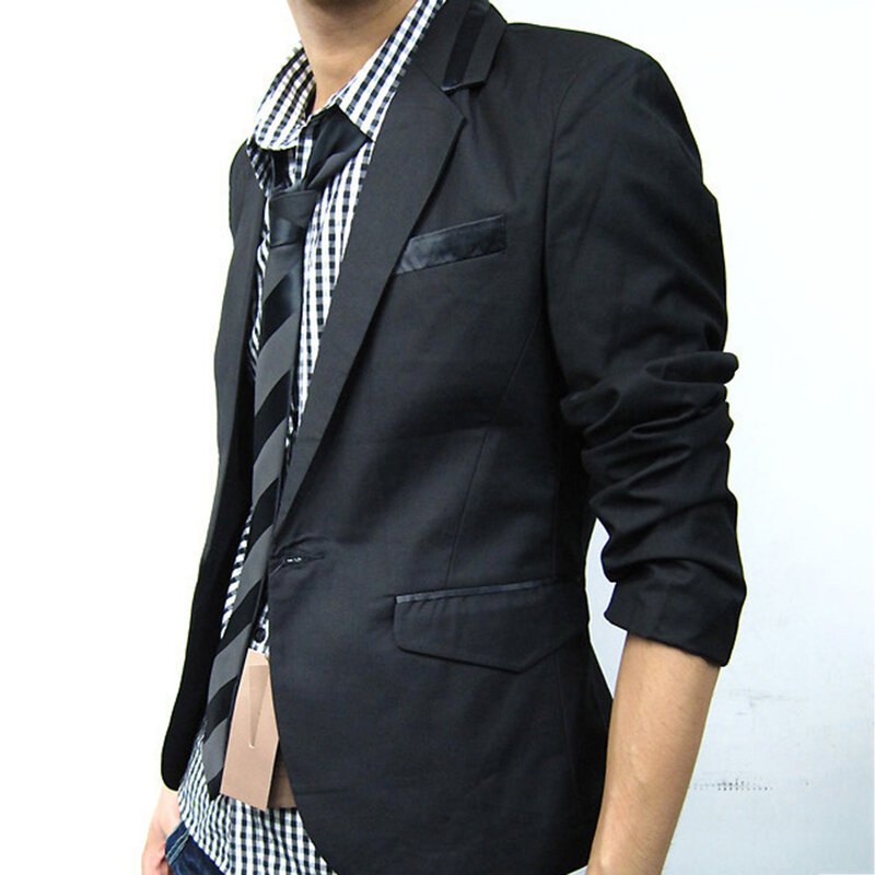 Herren-Business-Anzug mit einem Knopf, weich, flexibel, saugfähig und langlebig für formelle oder halb formelle Anlässe