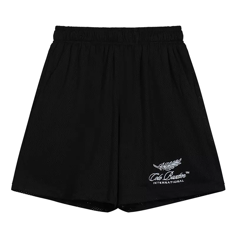 Cole Buxton CB Polyester Mesh Fabric Pants Letter Logo Embroidery Men Women Oversize Black Blue Brown Drawstring Hawaii Shorts