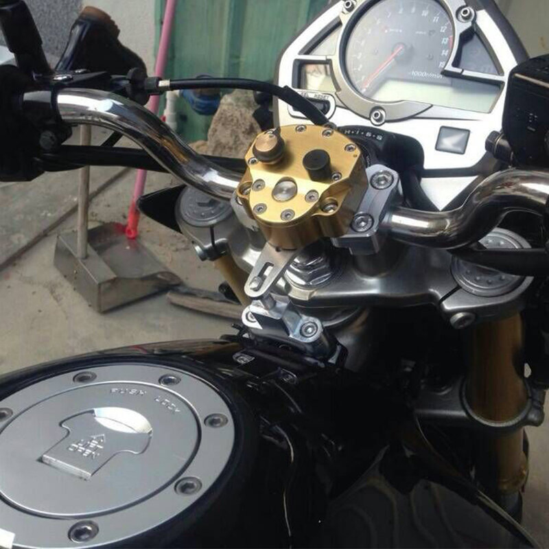 Estabilizador de amortecedor de direção de motocicleta, suporte seguro invertido, HONDA CB600F HORNET 2007-2013, um conjunto