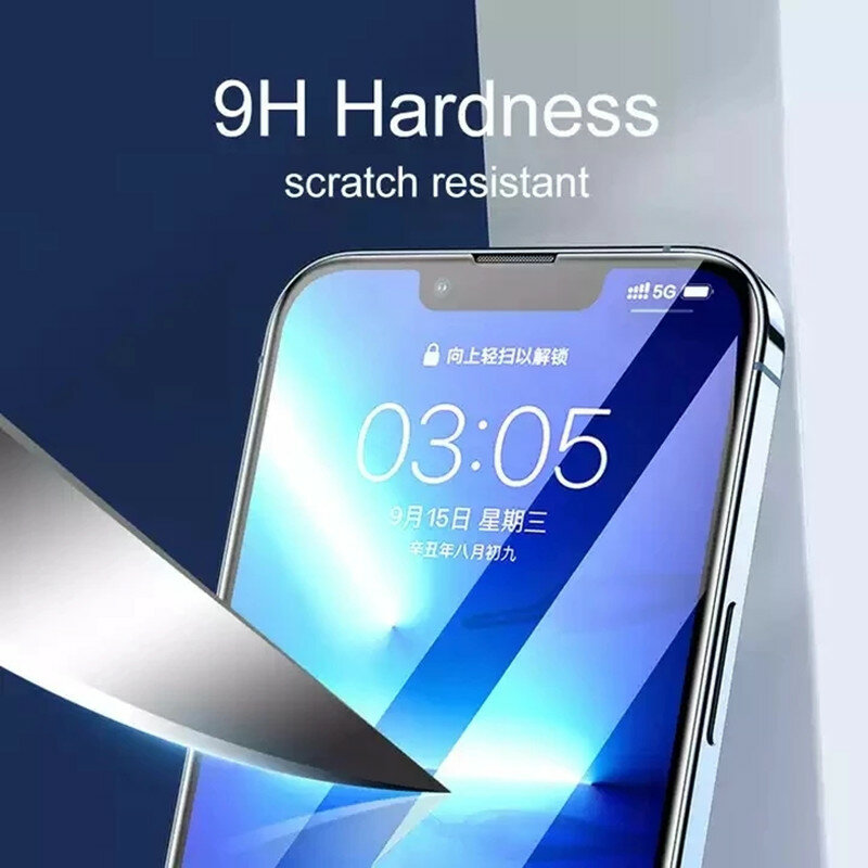 9D Screen Protector Tempered Glass for IPhone 14 13 12 11 Pro Max Protective Glass for IPhone X XR XS Max 7 8 6S 14 Plus