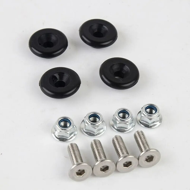 4Pcs Universal Motorcycle Tailbox Buckle Rear Luggage Bushing Trunk Bracket Quick Release Spacers Accessories