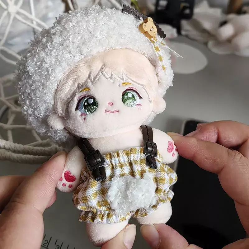 Conjunto de muñecas de algodón sin atributos, cuerpo normal, ropa de muñeca súper linda, 10cm