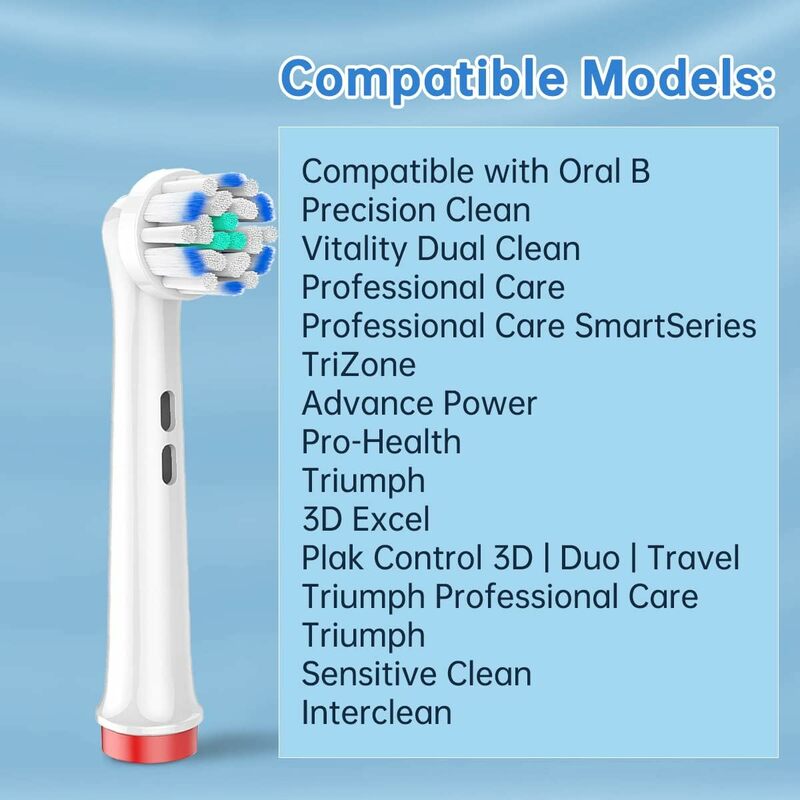 4/8/12/16PCS Ultra-thin Soft Replacement Electric Toothbrush Heads Deep Clean and Care Sensitive Refill Tooth Brush for Oral B