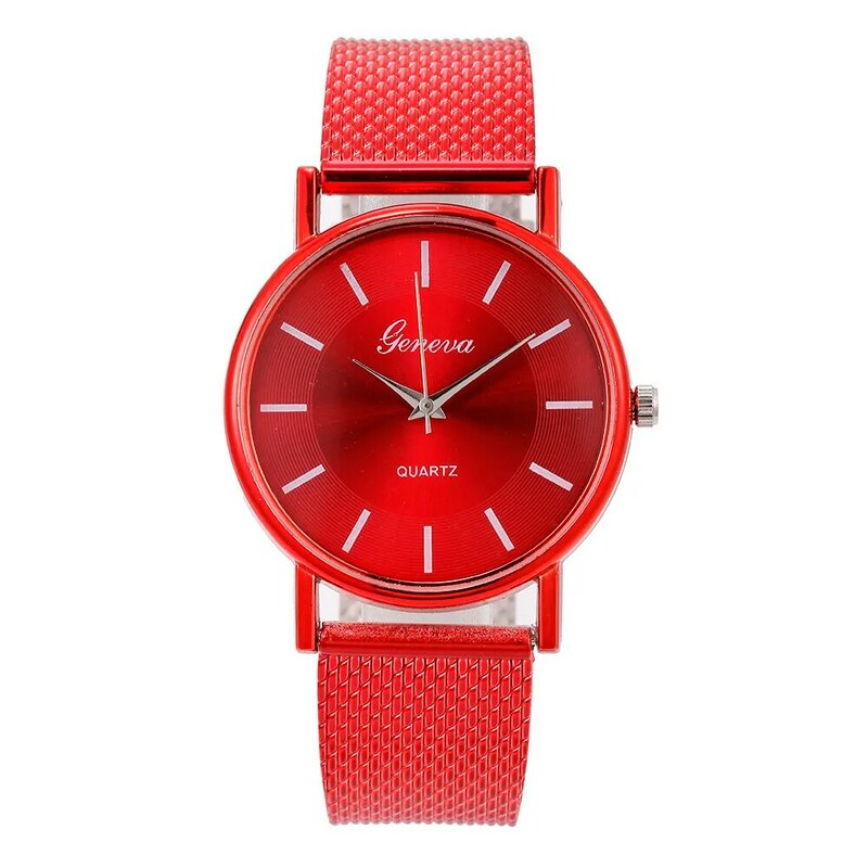 여성용 세련된 Relogio 쿼츠 시계, 고급 파란색 유리, 방수 생활, 독특한 Relogio Feminino Reloj