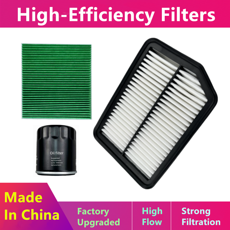 Conjunto de filtros para Changan Lingxuan, óleo e ambientador, autopeças, V301, 1.5t, 1.6l, 3pcs